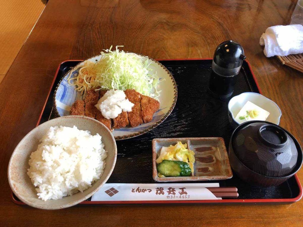 とんかつ茂兵エのおろしとんかつ定食