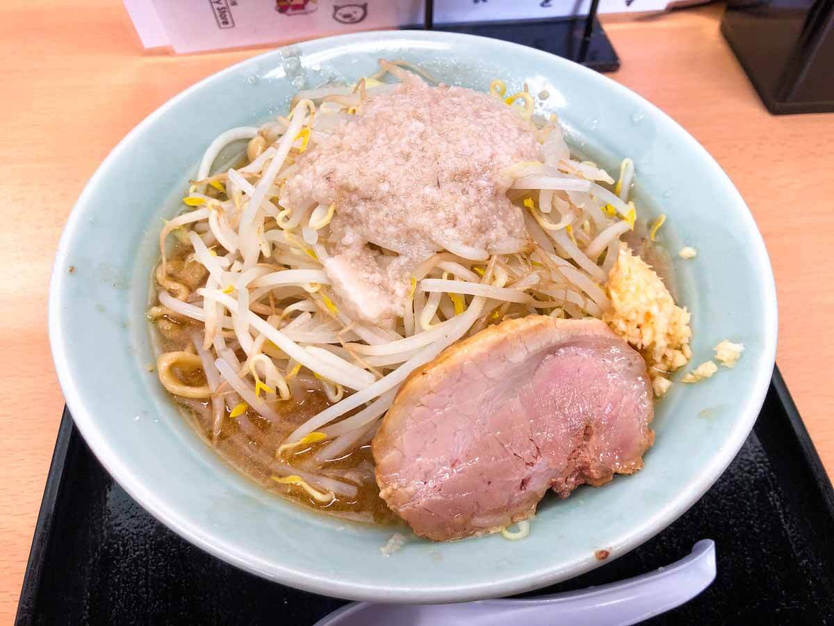 風林火山のラーメン中盛り